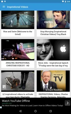 Inspirational Videos android App screenshot 0